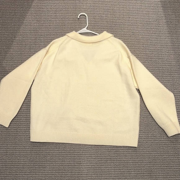 Before You with love sweater in cream color, size SMALL - Picture 3 of 5